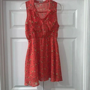 *EUC* Freebird bohemian button dress 19' p2p
